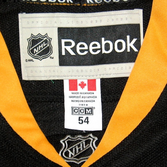 SYDNEY CROSBY #87 PENGUINS 2XL REEBOK BLACK JERSEY - Picture 6 of 6